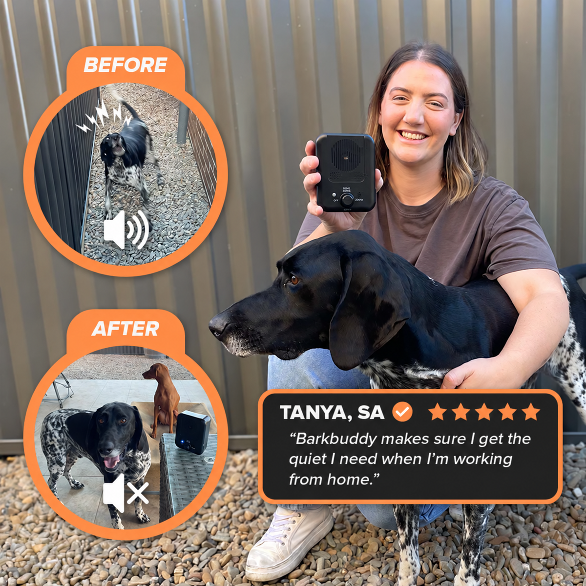 Automatic Bark-Response Training Aid