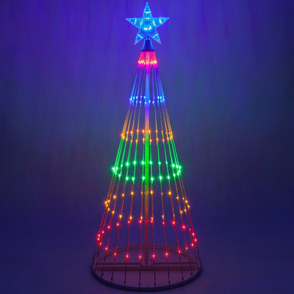 Multicolor LED Animated Outdoor Christmas Tree Light Show