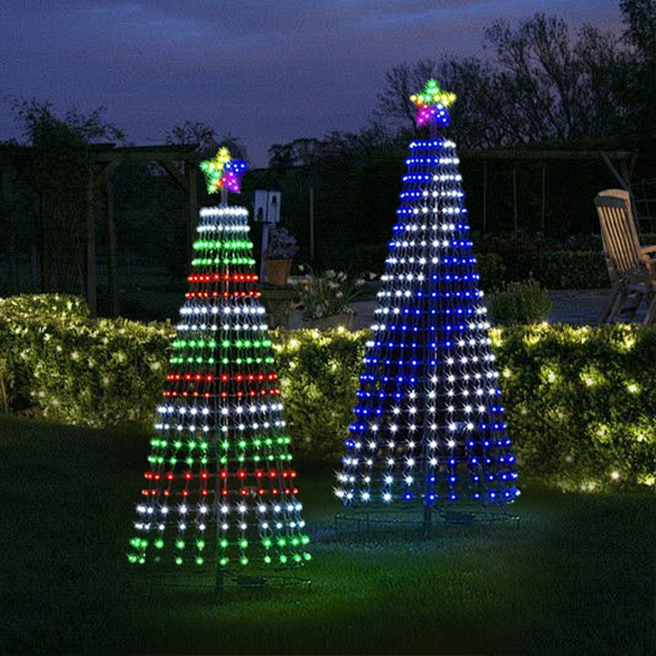 Multicolor LED Animated Lightshow Christmas Tree For Outdoor