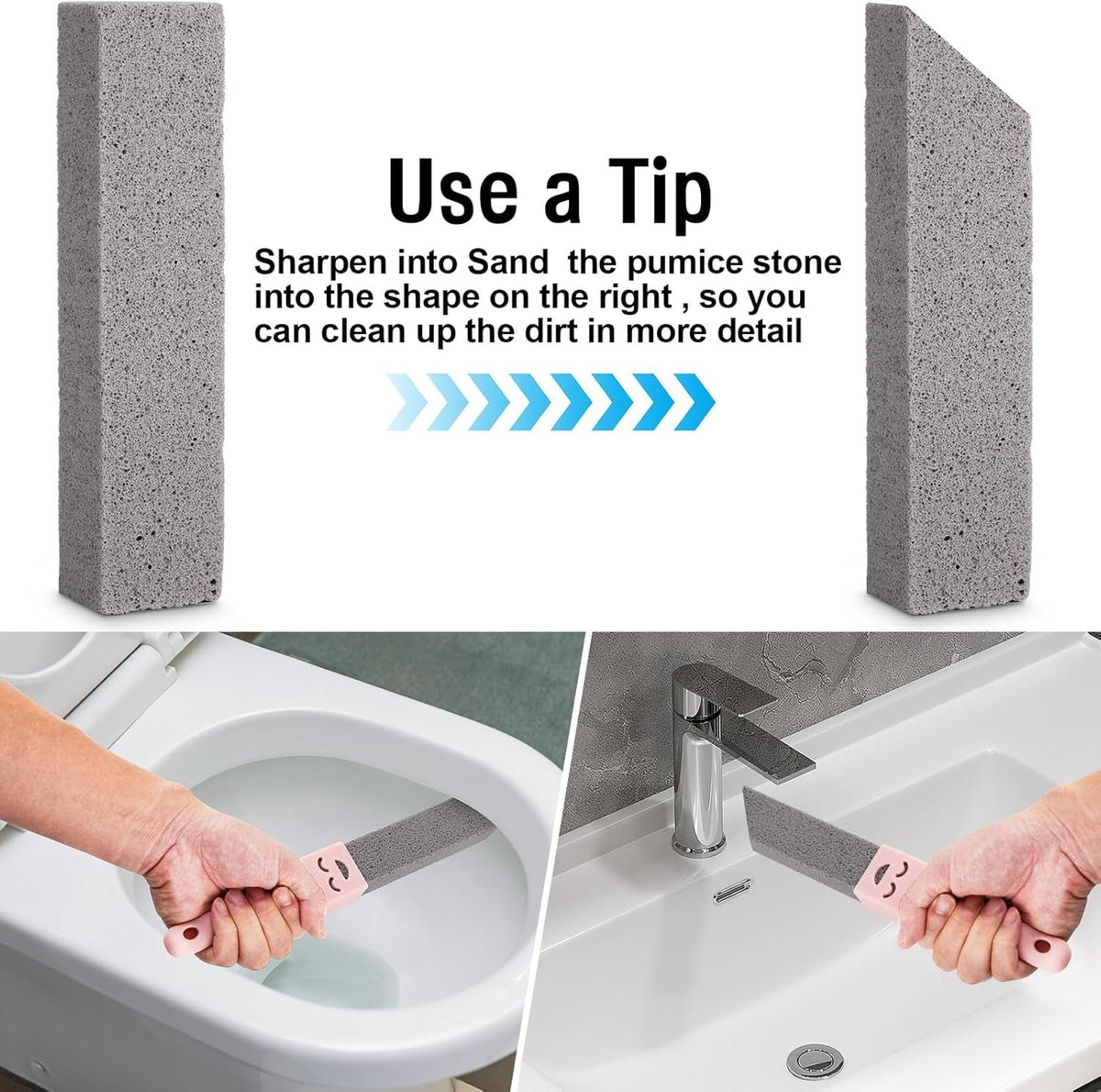 Pumice Stone Toilet Brush