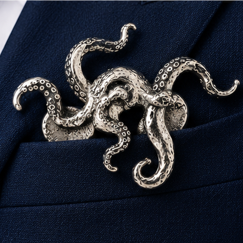 ✨ Luxury Sculpted Animal Brooch – Premium Statement Piece for Suits & Blazers