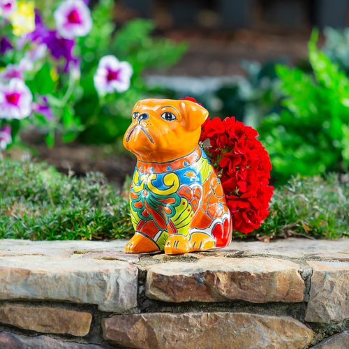 Plow & Hearth Animal Shaped Talavera Planter