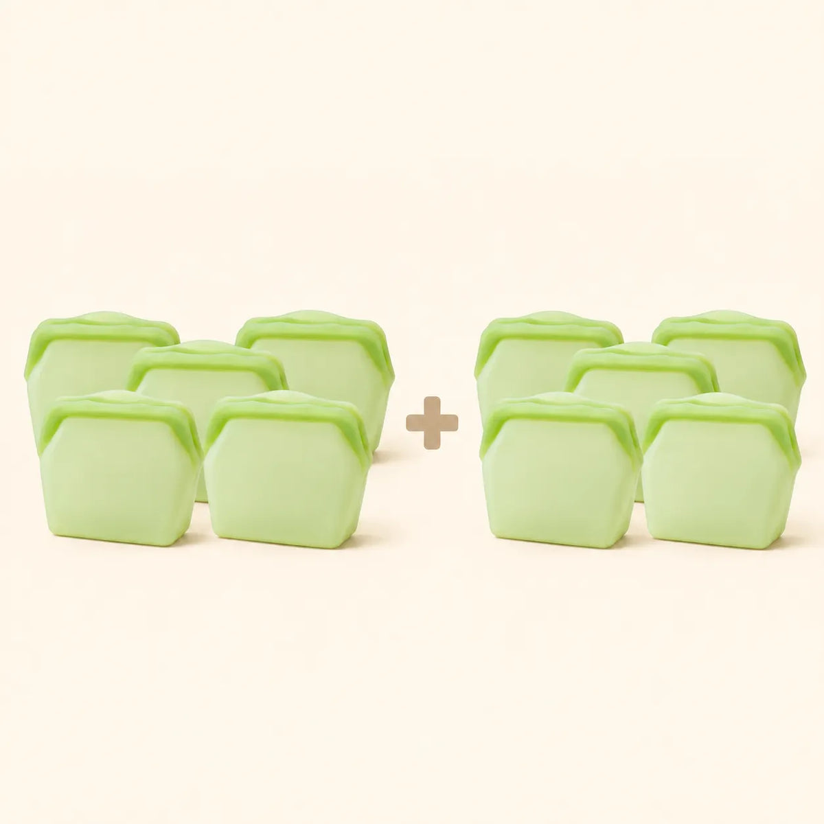 Stand Up Food Grade Silicone Storage Bag, 4-Cup