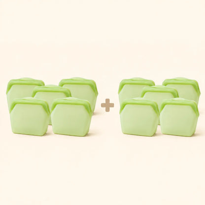 Stand Up Food Grade Silicone Storage Bag, 4-Cup