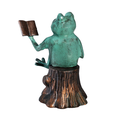 Reading Frog Statue