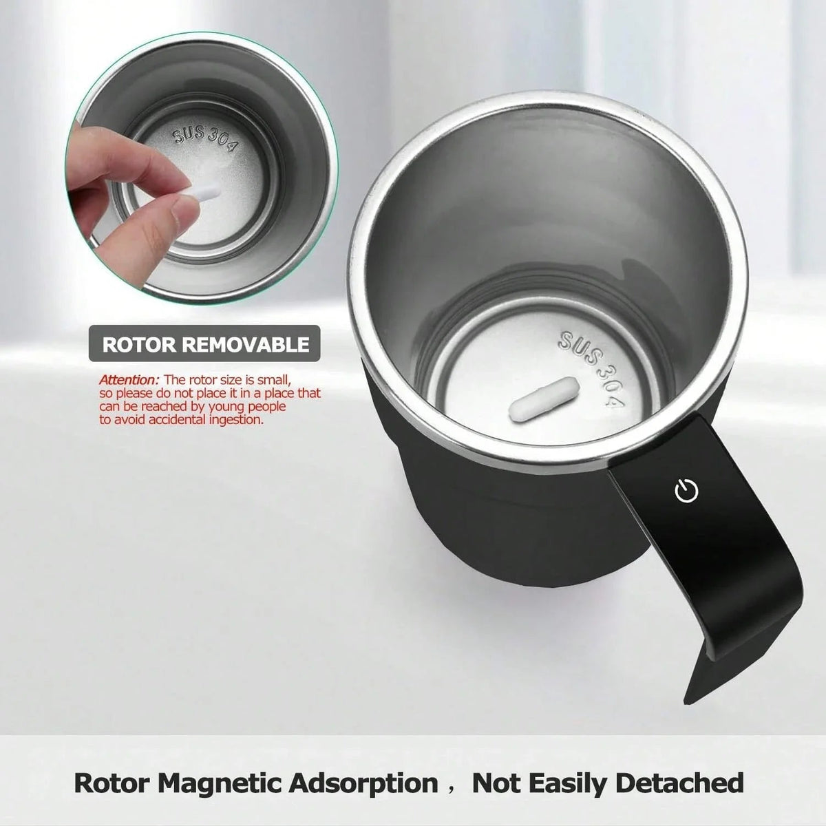 Rechargeable Self-Stirring Coffee Mug