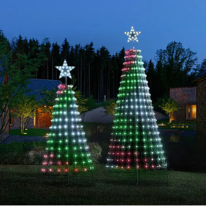 Multicolor LED Animated Outdoor Christmas Tree Light Show