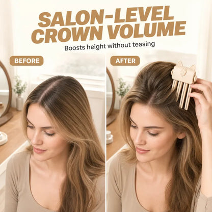 💇Wireless Heated Volumizing Root Lift Clip, Portable Travel Hair Styling Tool for Flat Fine Hair