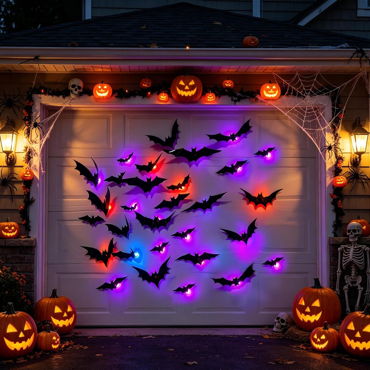 🎁LAST DAY🎃 Halloween Sale💥 Up To 50% Off🦇Halloween 3D Bat LED Wall Light Decor