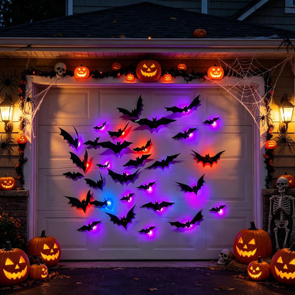 🎁LAST DAY🎃 Halloween Sale💥 Up To 50% Off🦇Halloween 3D Bat LED Wall Light Decor