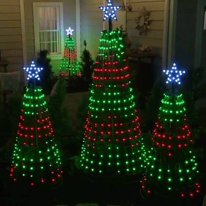 Multicolor LED Animated Outdoor Christmas Tree Light Show