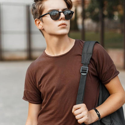 Message Leather Bracelet for Him