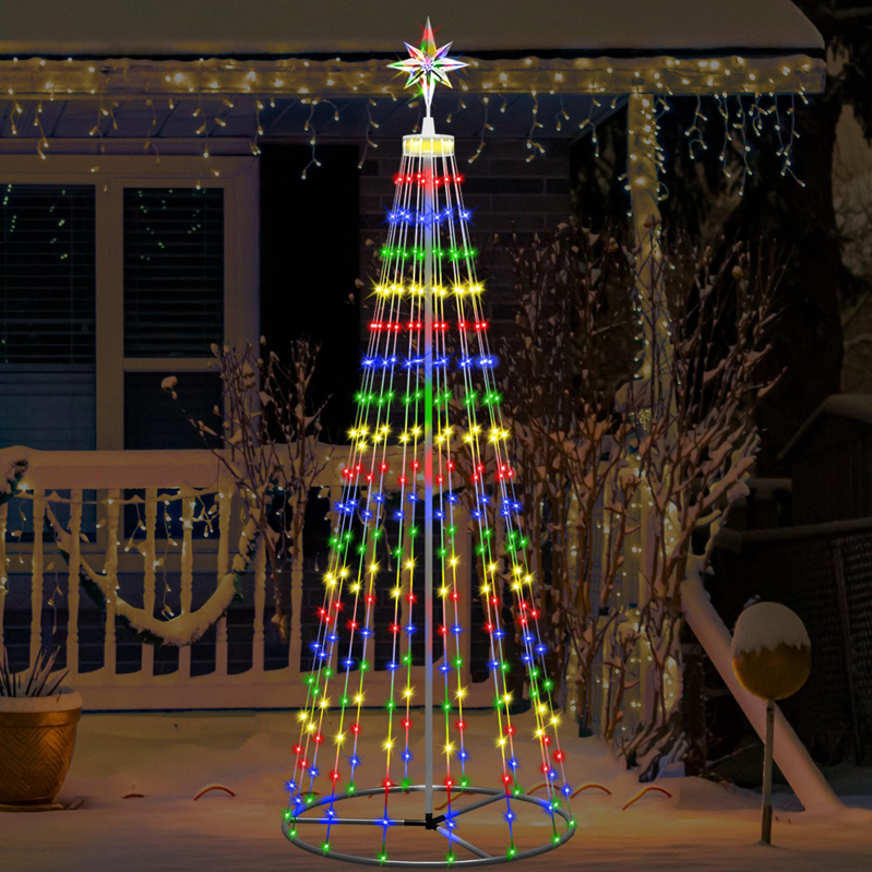 Multicolor LED Animated Lightshow Christmas Tree For Outdoor