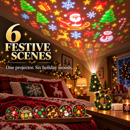 🎄Magical Christmas Tree USB Projector Light