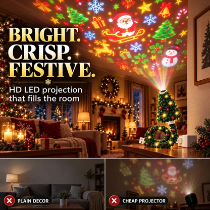🎄Magical Christmas Tree USB Projector Light