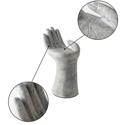 Hand-Shaped Garden Sculpture