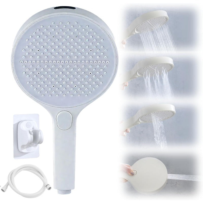 HydroEase Air-Boost 5.9" High-Pressure Handheld Shower Head