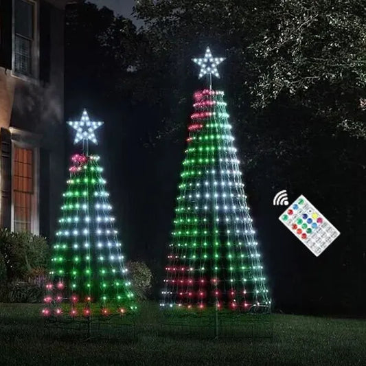 2025 New Multicolor Led Animated Outdoor Christmas Tree Lightshow