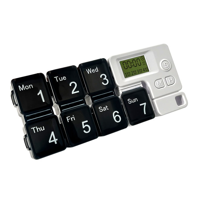 7-Day Digital Alarm Organizer