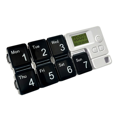 7-Day Digital Alarm Organizer