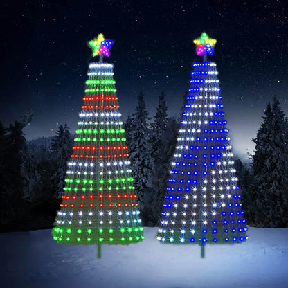 Multicolor LED Animated Outdoor Christmas Tree Light Show