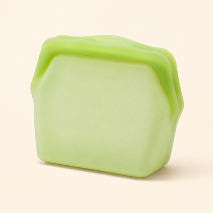 Stand Up Food Grade Silicone Storage Bag, 4-Cup