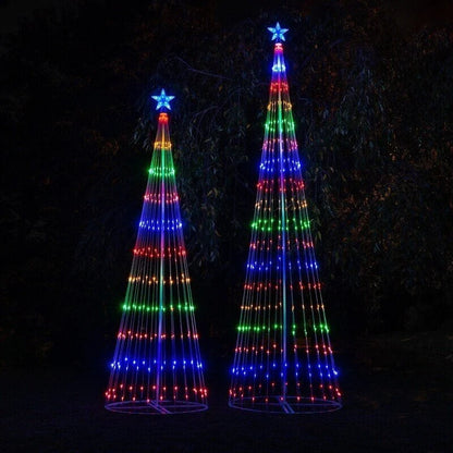 Multicolor LED Animated Outdoor Christmas Tree Light Show