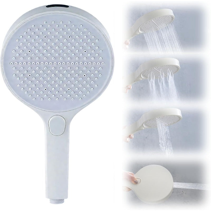HydroEase Air-Boost 5.9" High-Pressure Handheld Shower Head