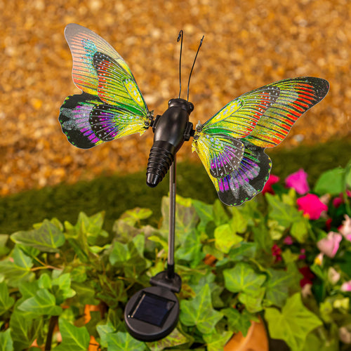 Flutterfly Solar Garden Stake