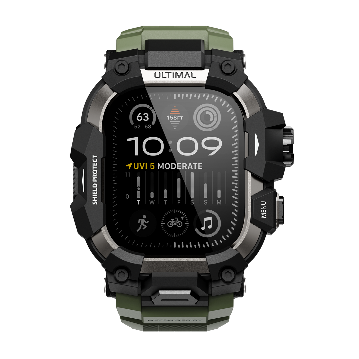Shield Protect Case Band for Apple Watch