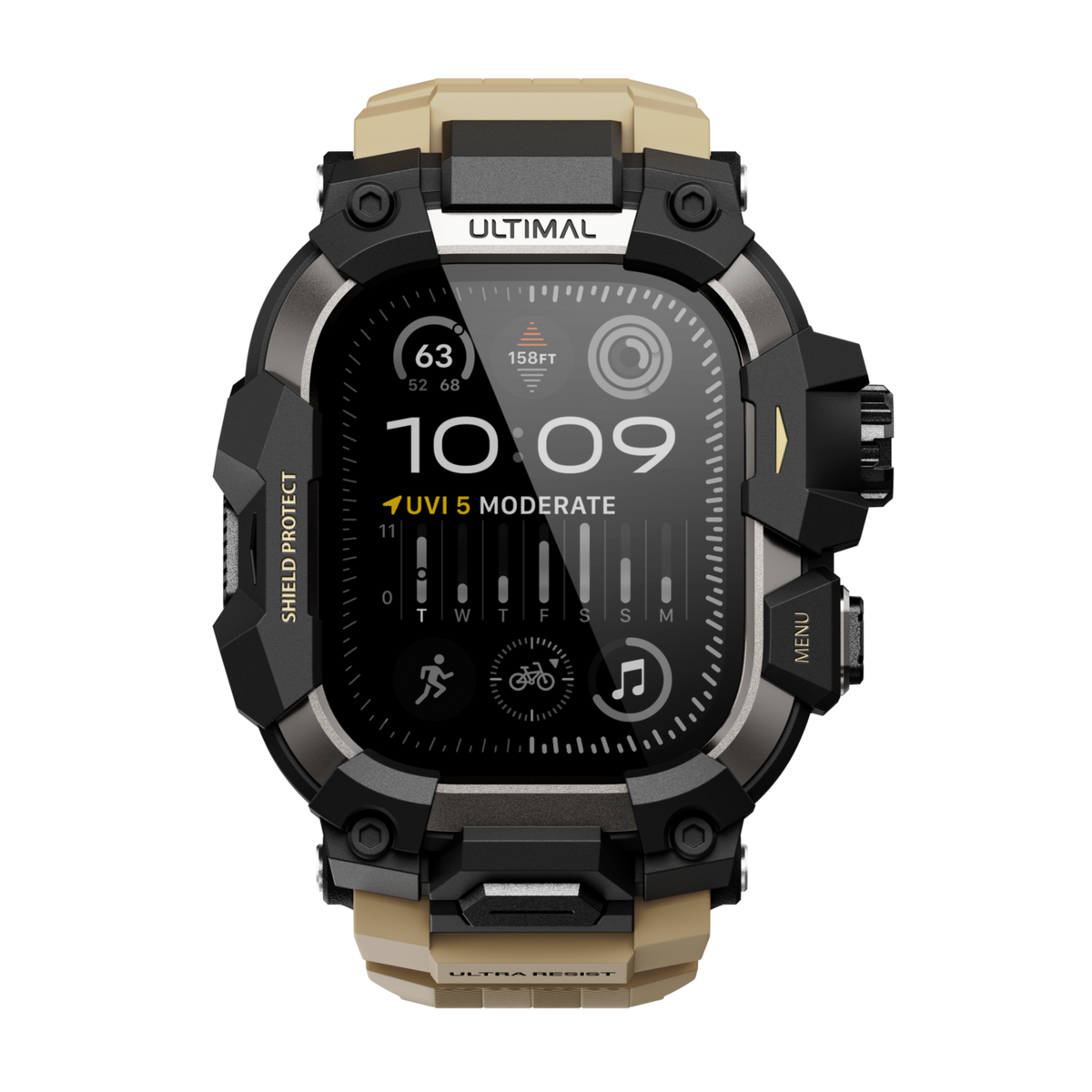 Shield Protect Case Band for Apple Watch