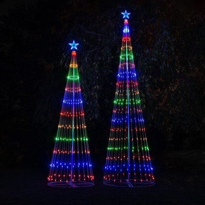Multicolor LED Animated Outdoor Christmas Tree Light Show