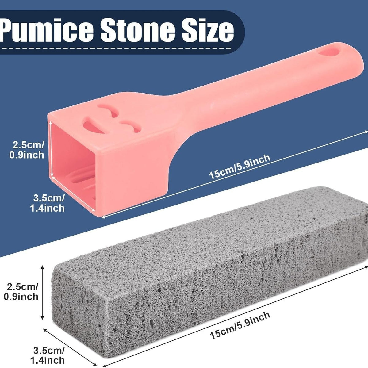 Pumice Stone Toilet Brush