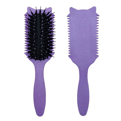 Multifunctional Curly Hair Styling Brush – Detangle, Define & Smooth