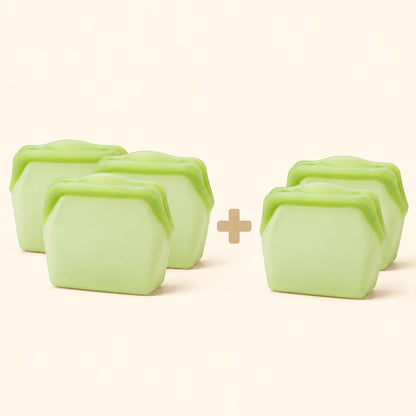 Stand Up Food Grade Silicone Storage Bag, 4-Cup