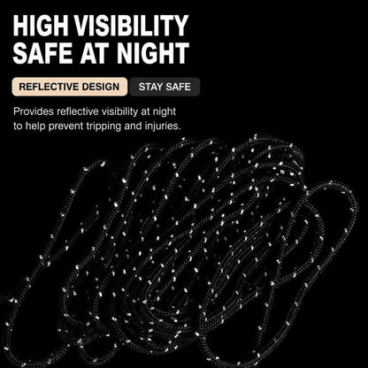 Quick Reflective Camping Rope
