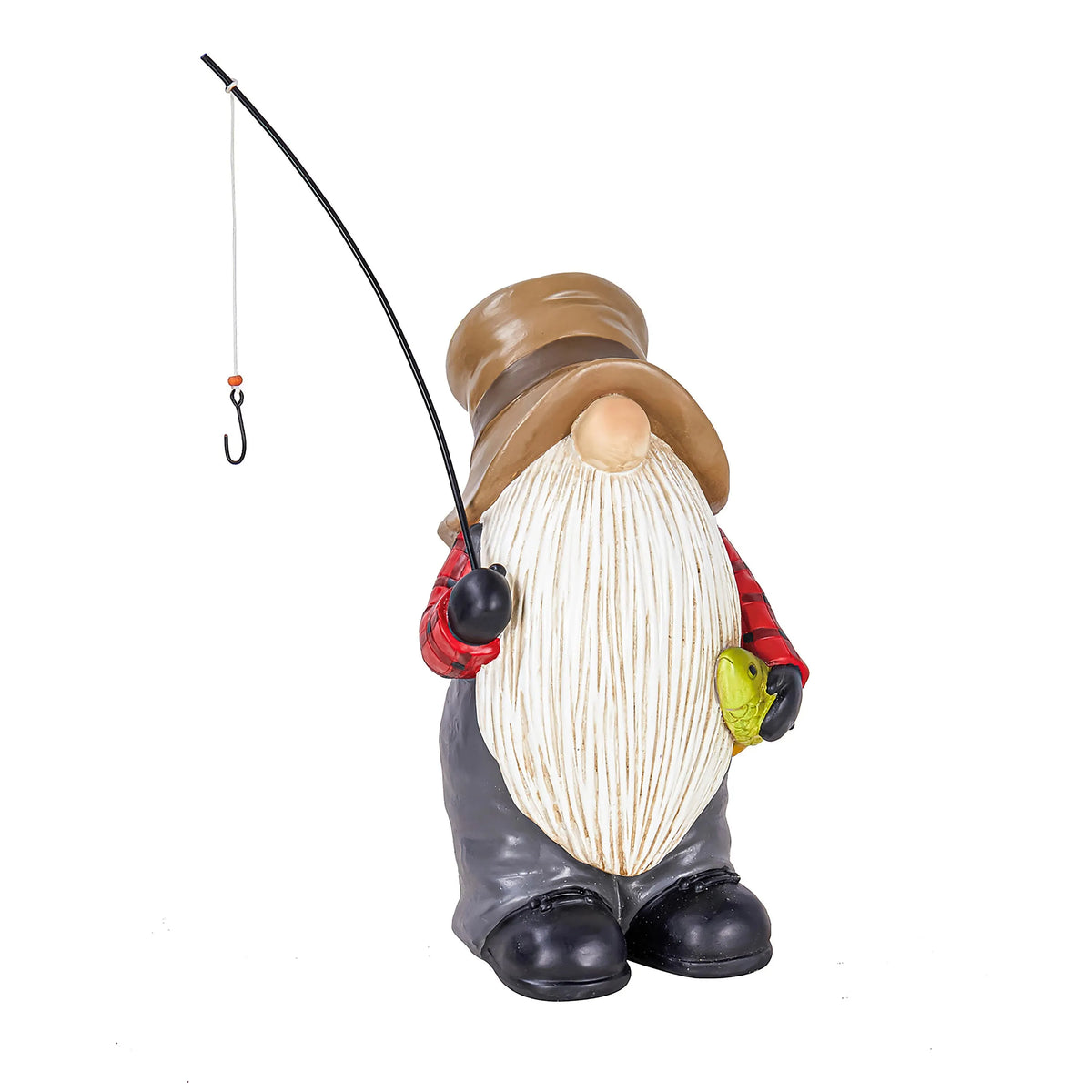 Fishing Gnome Garden Statuary