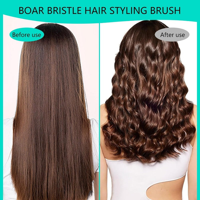 Multifunctional Curly Hair Styling Brush – Detangle, Define & Smooth