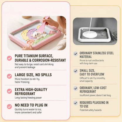 Instant Rolled Ice Cream Maker
