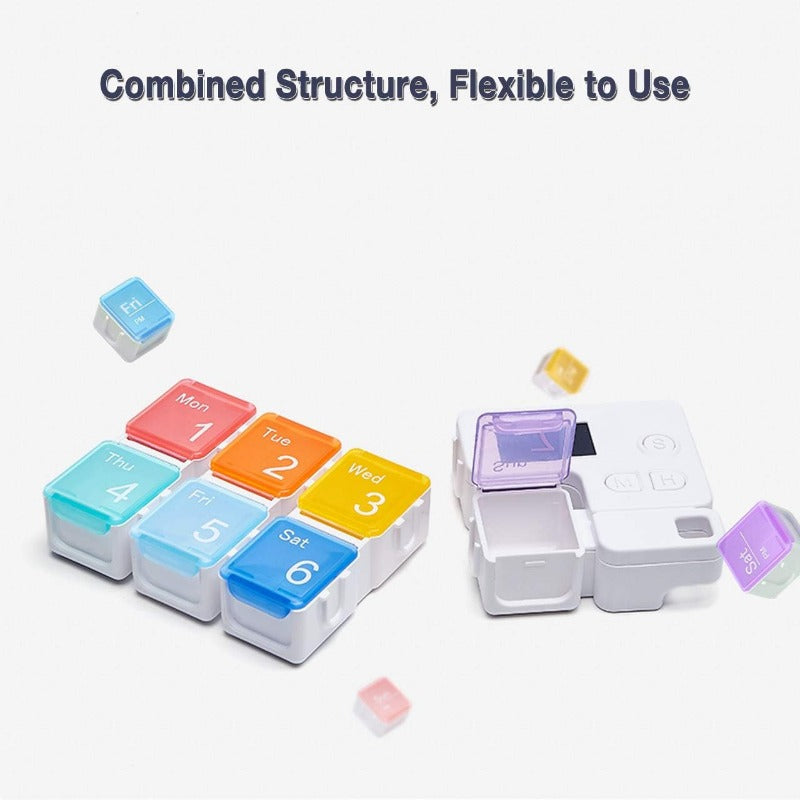 7-Day Digital Alarm Organizer