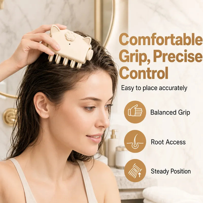 💇Wireless Heated Volumizing Root Lift Clip, Portable Travel Hair Styling Tool for Flat Fine Hair
