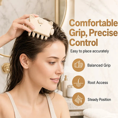 💇Wireless Heated Volumizing Root Lift Clip, Portable Travel Hair Styling Tool for Flat Fine Hair
