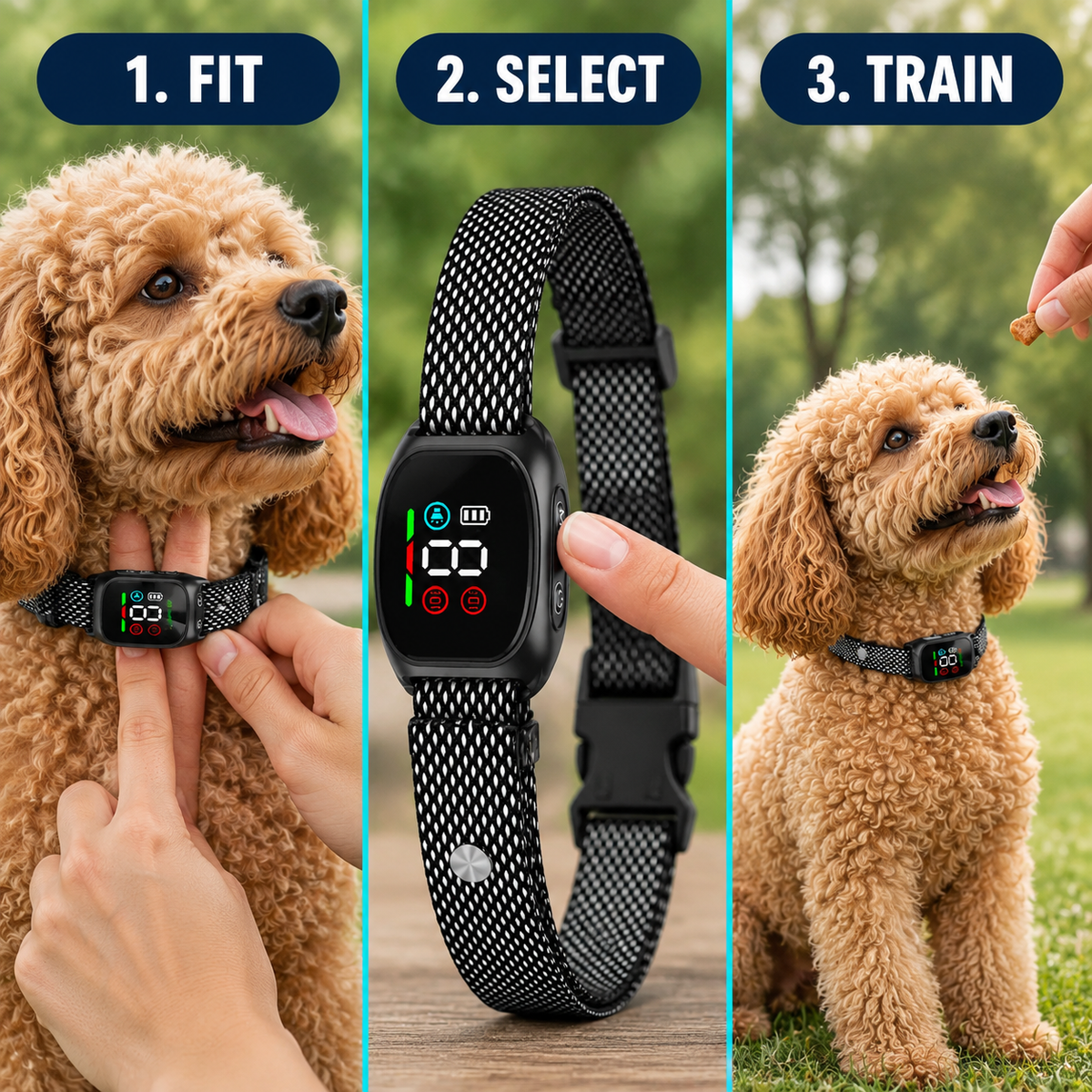 Smart No-Shock Anti-Bark Collar