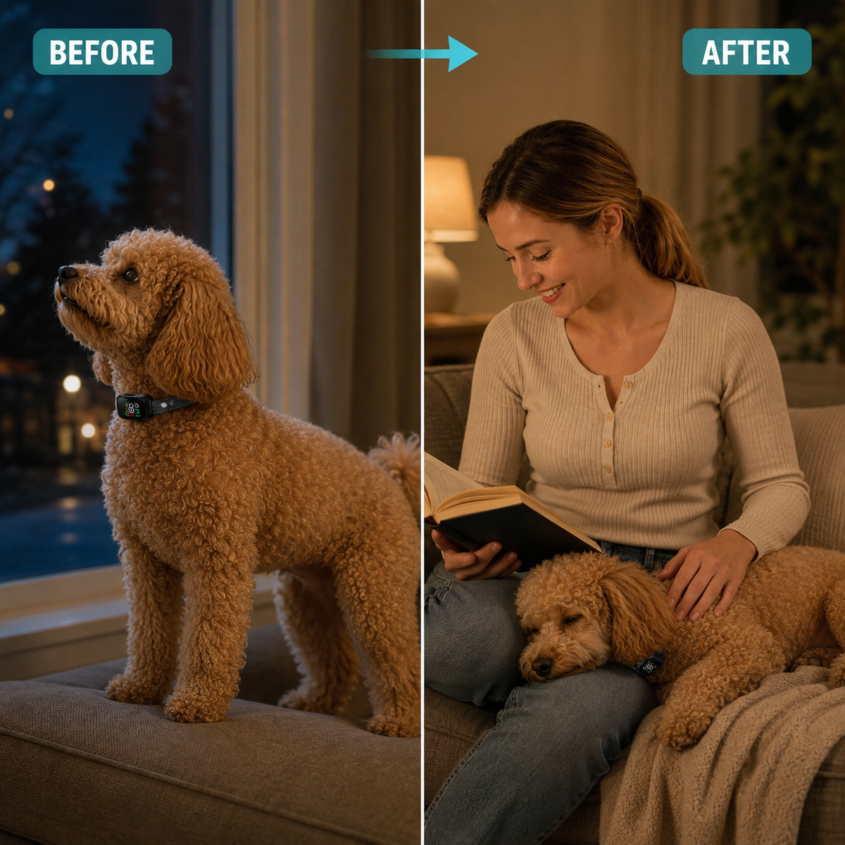 Smart No-Shock Anti-Bark Collar