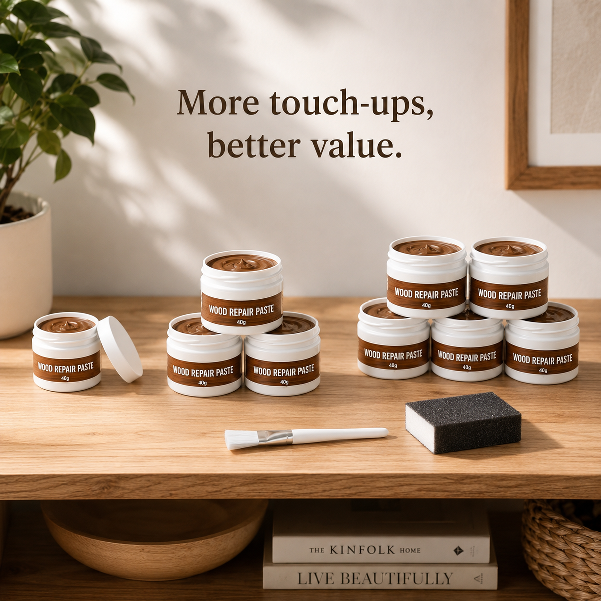 Wood Repair Paste for Furniture & Floors