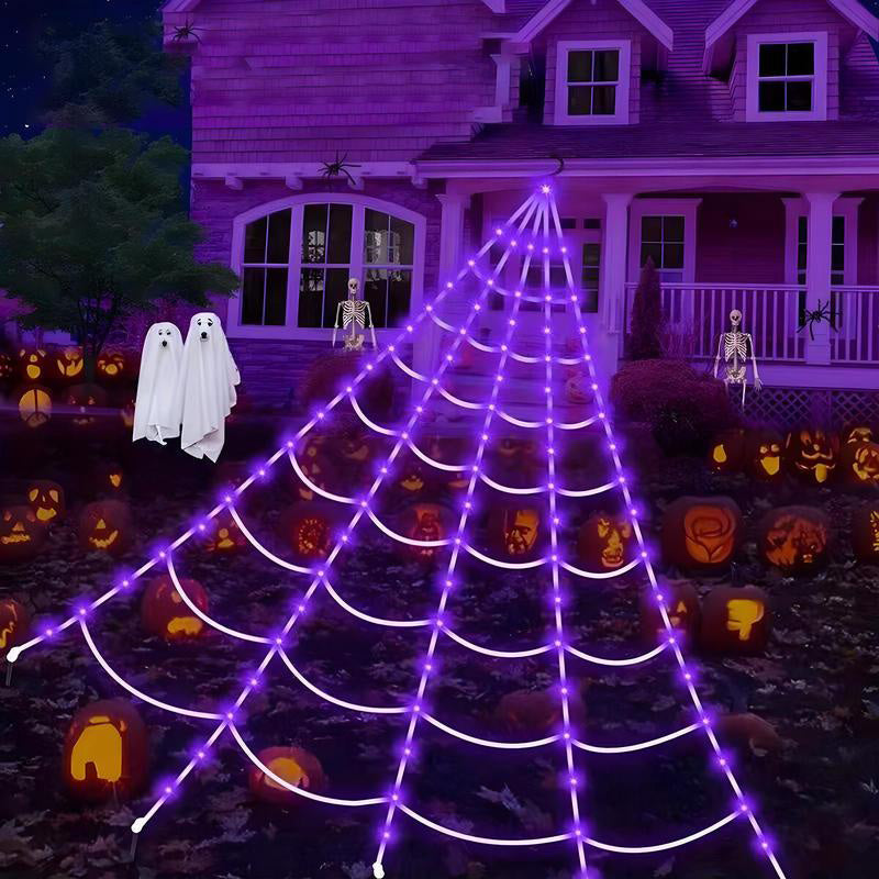 🎁LAST DAY🎃 Halloween Sale💥Room Decor Spider Web Design Hanging Light