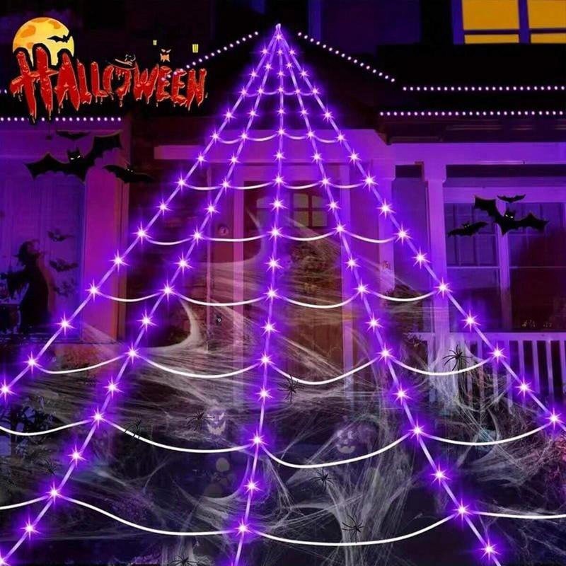 🎁LAST DAY🎃 Halloween Sale💥Room Decor Spider Web Design Hanging Light