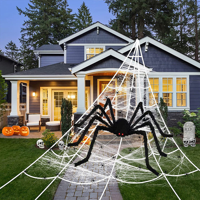 🎁LAST DAY🎃 Halloween Sale💥Room Decor Spider Web Design Hanging Light