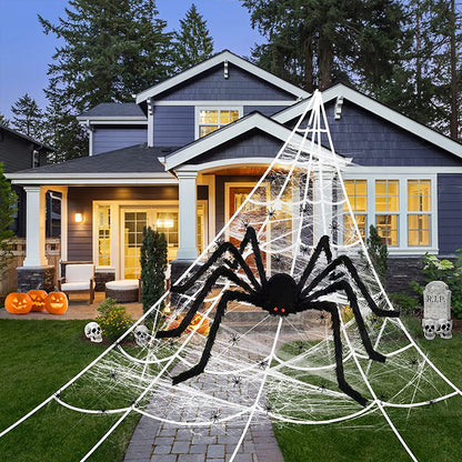 🎁LAST DAY🎃 Halloween Sale💥Room Decor Spider Web Design Hanging Light