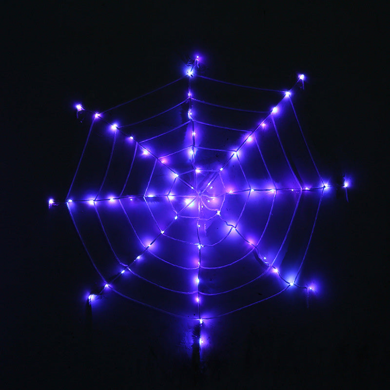 🎁LAST DAY🎃 Halloween Sale💥Room Decor Spider Web Design Hanging Light